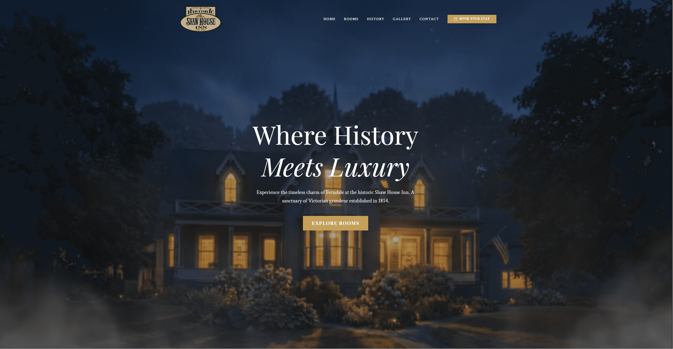 Shaw House — Historic Inn Website